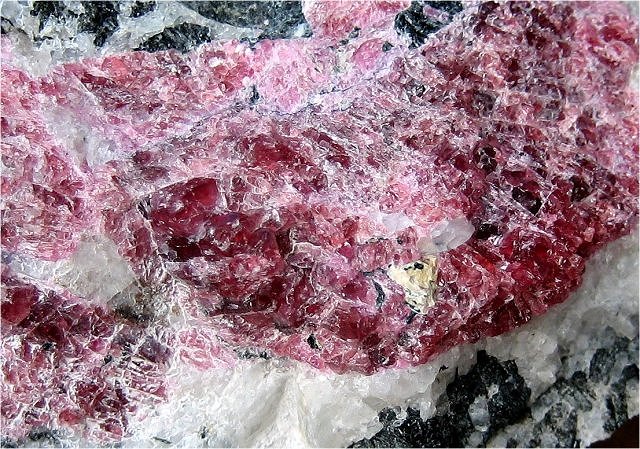 Eudialyte - Dark Pink Massive