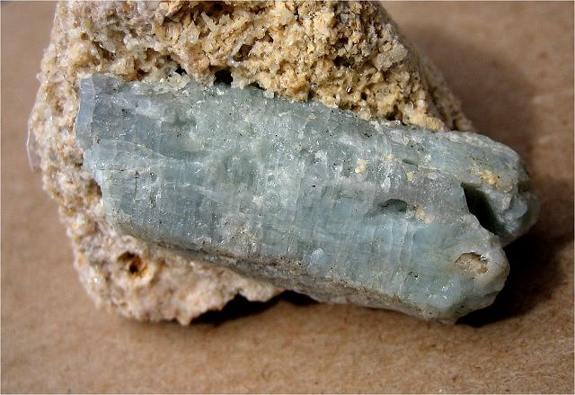 apatite-light blue crystal-Russia