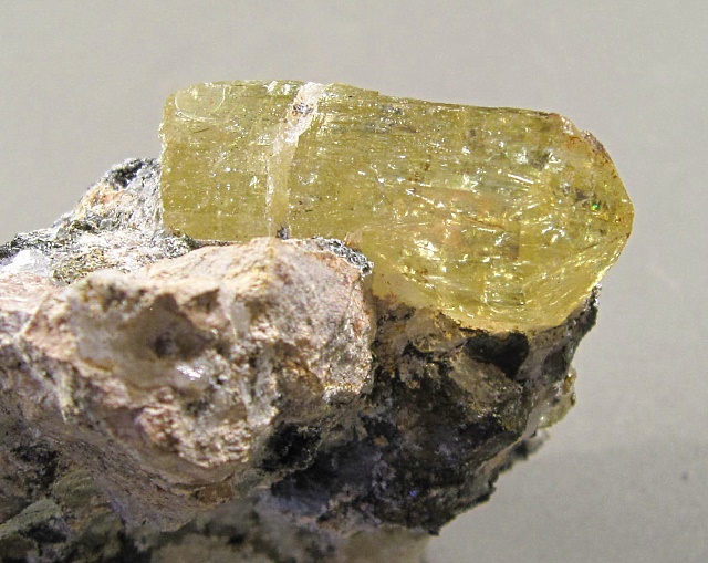 Apatite Pale Green Crystal Mexico