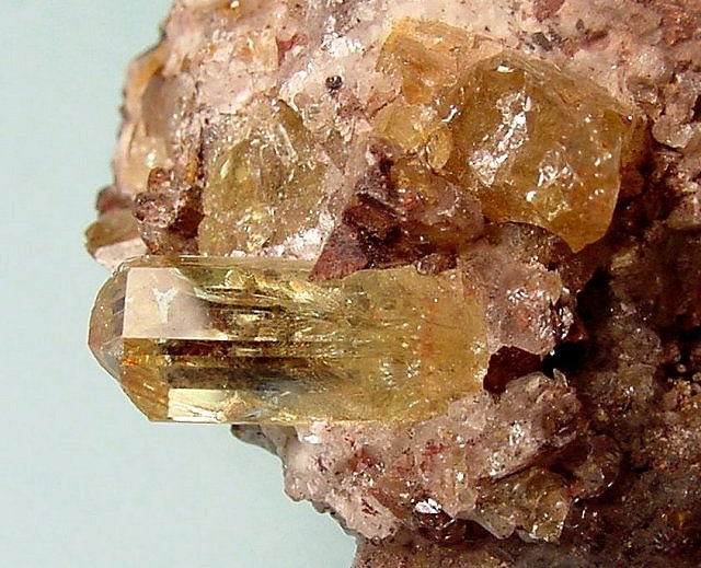 Apatite - Small Yellow Green Crystal - Mexico