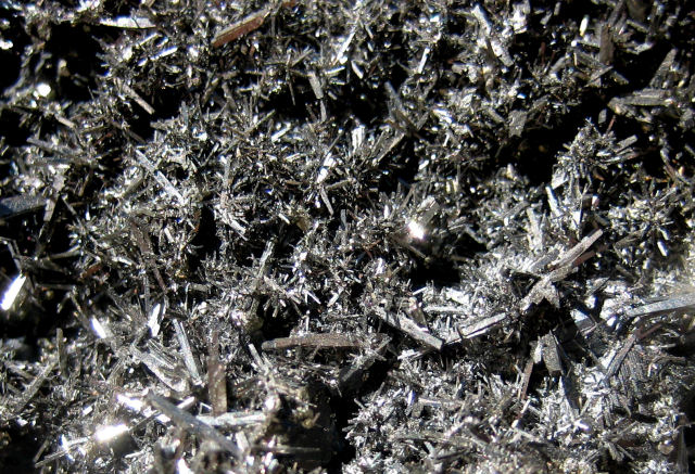 Arsenopyrite - Cluster Of Gray Crystals