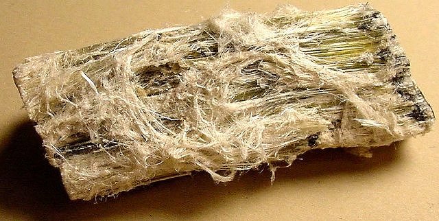 Asbestos - Light Brown Fibers