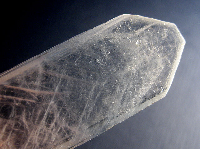 celestite-colorless crystal-Clay Center Ohio