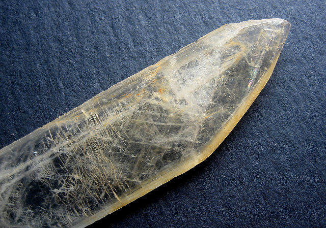 celestite-pale yellow crystal-Clay Center Ohio