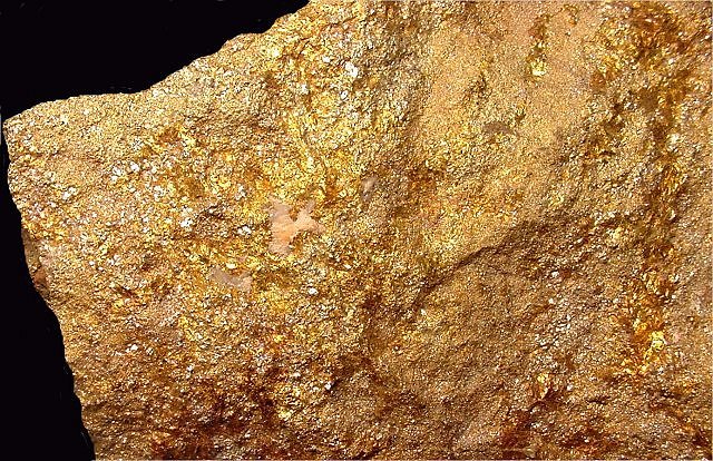 chalcopyrite-bright brassy yellow-massive