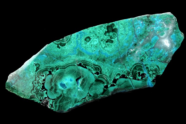 Chrysocolla - Blue With Green Malachite