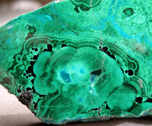 Chrysocolla - Blue With Green Malachite