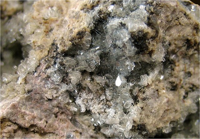 Clinoptilolite – Colorless - Small Crystals