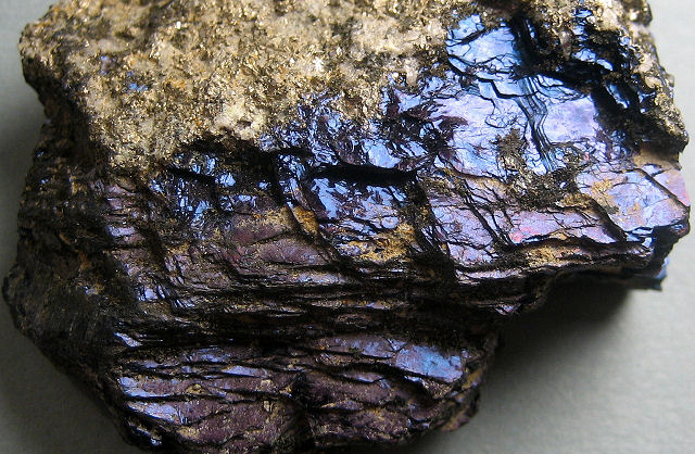 Covellite - Dark Blue Metallic Luster