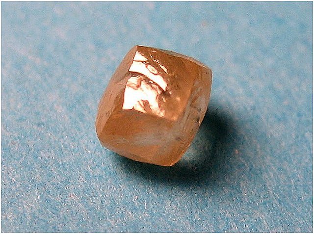 diamond-light brown diamond crystal-