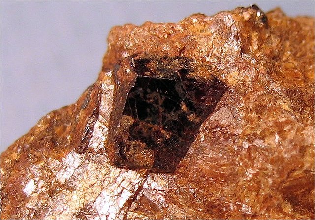 diaspore-black crystal