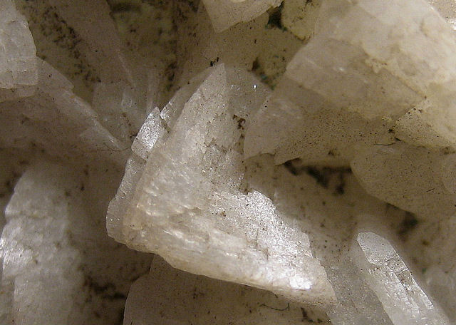Dolomite - White Rhombohedral Crystal - Close View