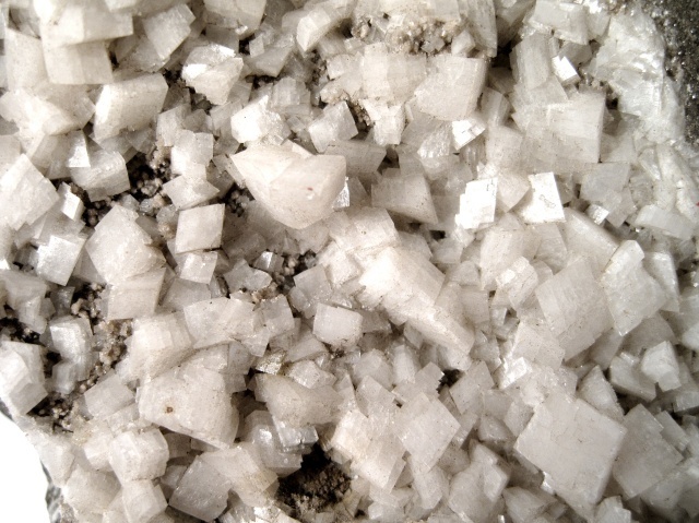 Dolomite - White Rhombohedral Crystals