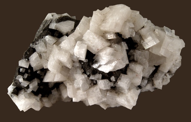 Dolomite - White Rhombohedral Crystals