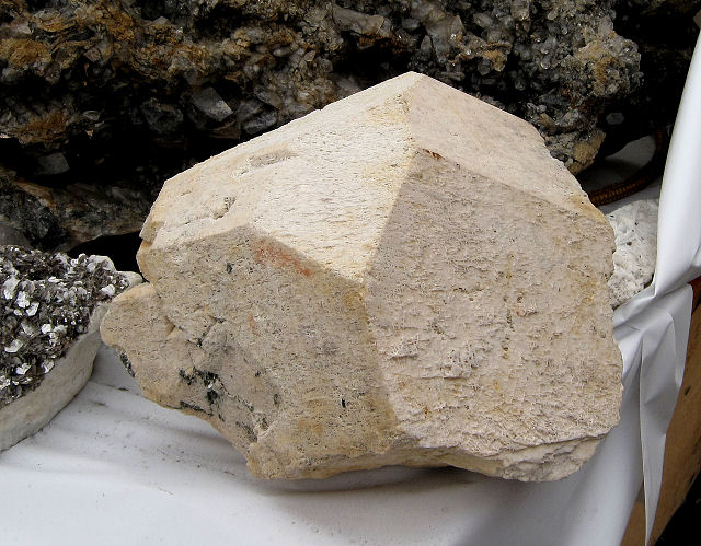 feldspar-orthoclase-large white crystal