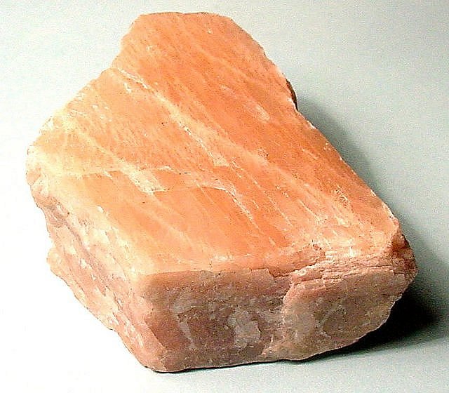 Feldspar – Orthoclase - Pinkish Orange - Cleavage Fragment
