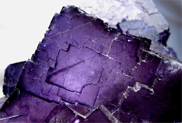 fluorite-cubic crystal-purple-China