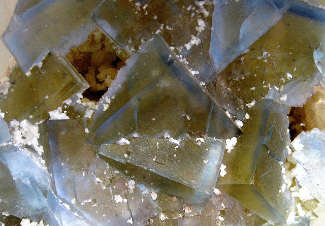 fluorite-cubic crystals-green