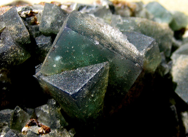 fluorite-cubic crystals-green-United Kingdom