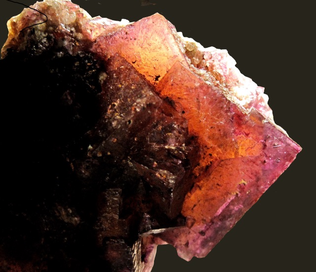 fluorite-cubic crystals-multicolored