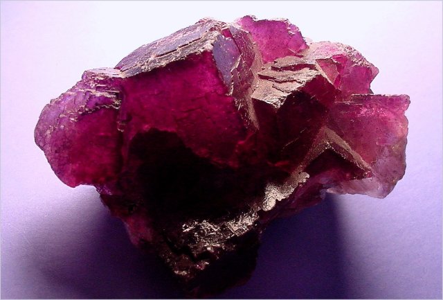 fluorite-cubic crystals-purple