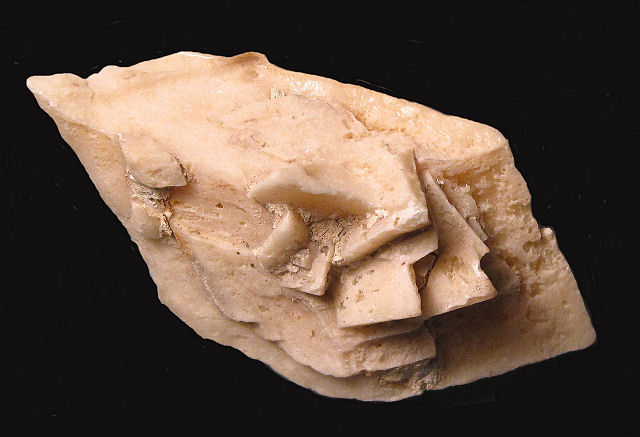 glauberite-white crystal cluster