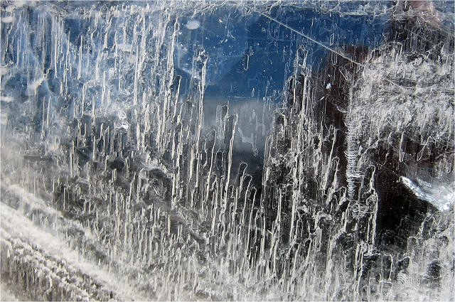 gypsum-selenite sheet from mine-Glass Mountain Utah