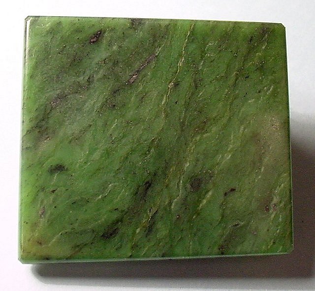 jade-dark green-polished slab