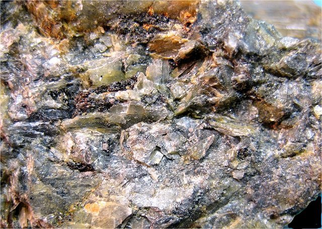 Kyanite-Blue Massive In Schist