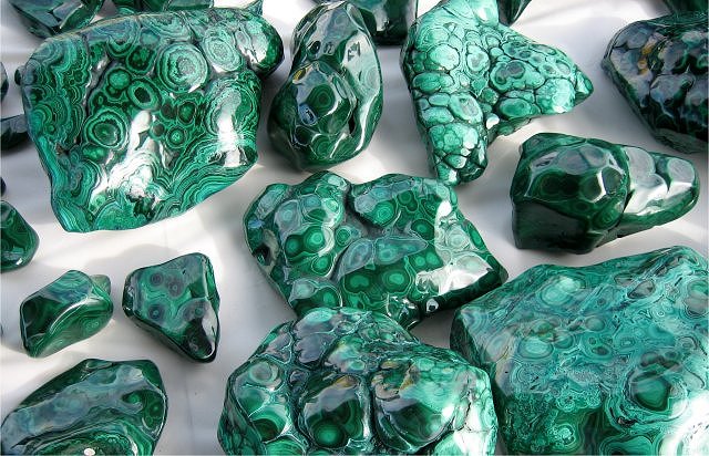 malachite-green-polished surface-Africa-3222