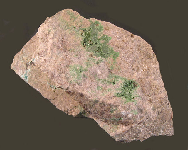 olivenite-pale green patches