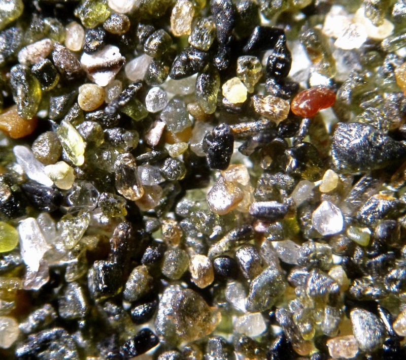 olivine-beach sand-New-Zealand