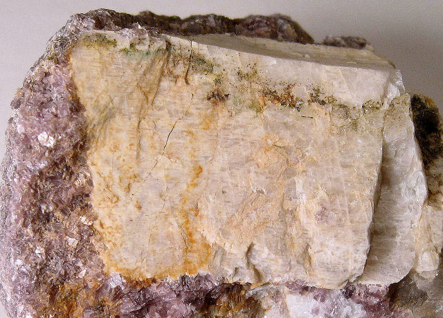 orthoclase-crystal with lepidolite-Pala California