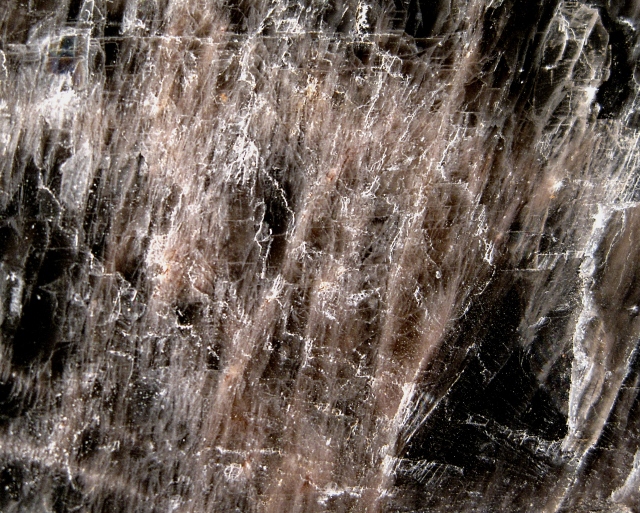 orthoclase-dark gray with perthitic structure