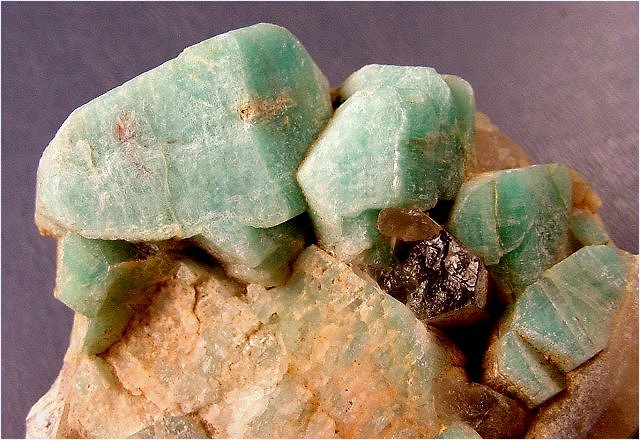 orthoclase-microcline-amazonite crystals