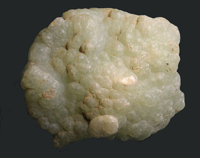 prehnite light green botryoidal