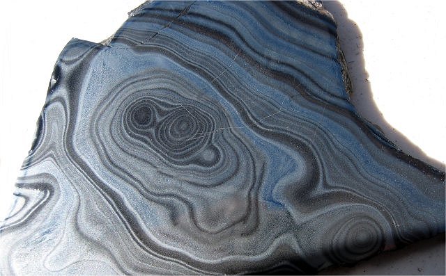 psilomelane black layers polished surface Mexico