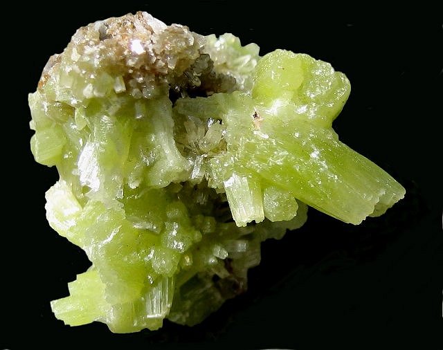pyromorphite-green crystals-China