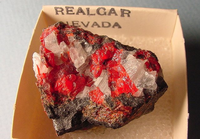 Realgar Red Massive Nevada