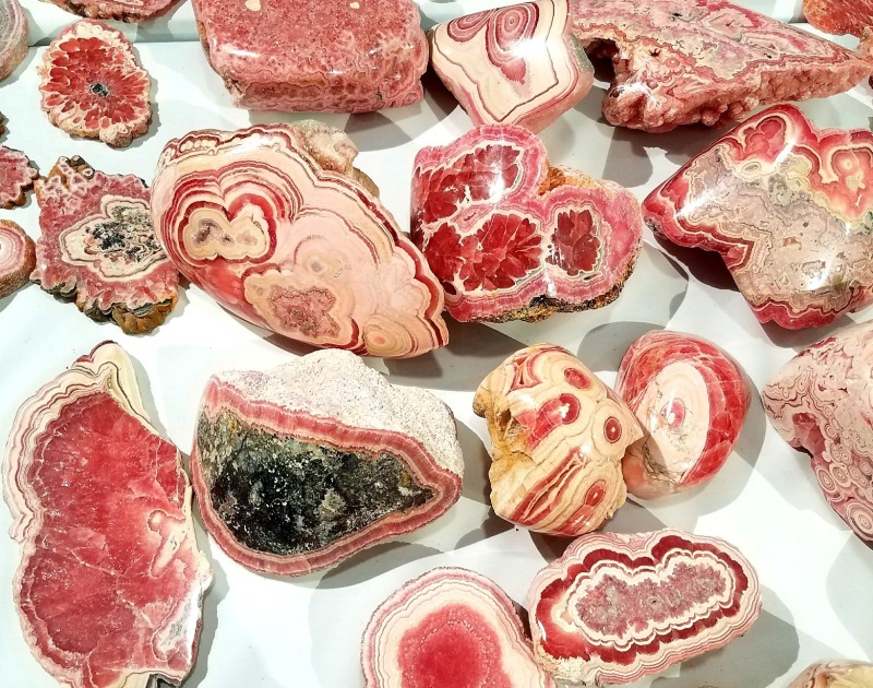 Rhodochrosite Pink Polished Cave Formation Specimen