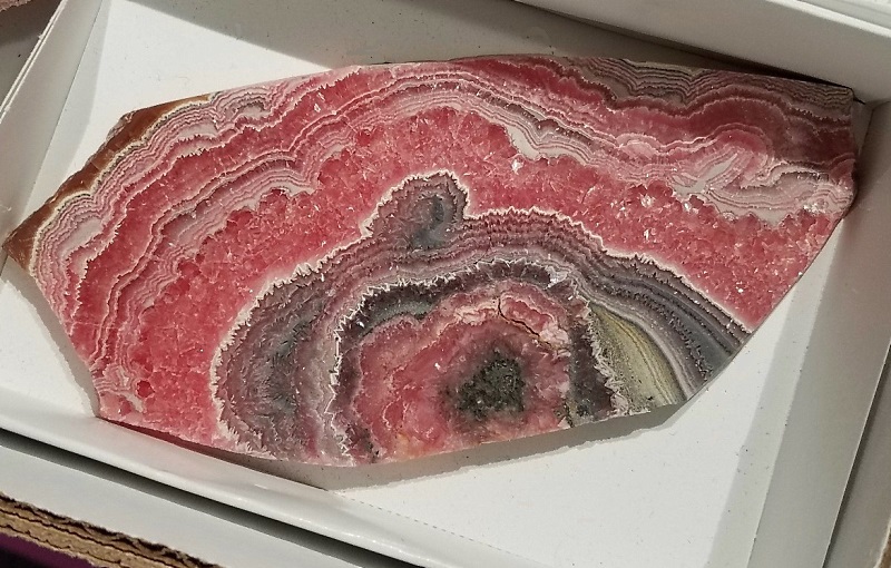 Rhodochrosite Pink Polished Cave Formation Specimens