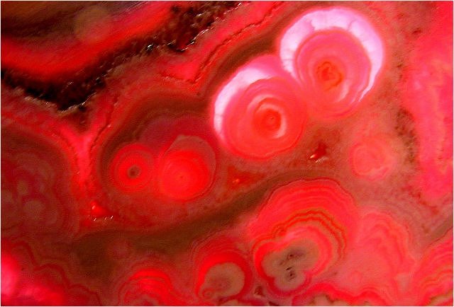 Rhodochrosite Pink Section of a Stalactite Backlit Argentina