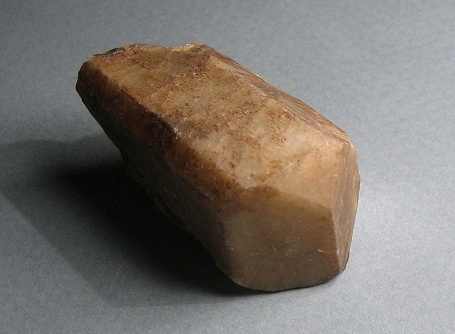 scapolite light yellow brown crystal
