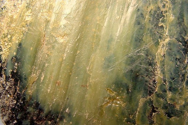 serpentine-yellow green-striated-California