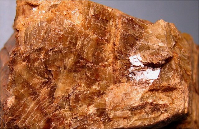 Siderite - Brown Cleavage Surfaces - Connecticut