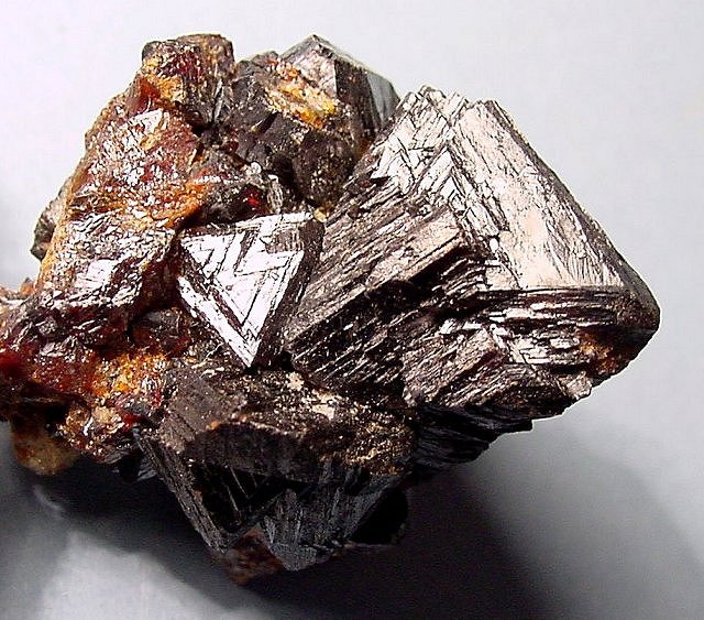 Sphalerite - Brown Tetrahedron Crystals