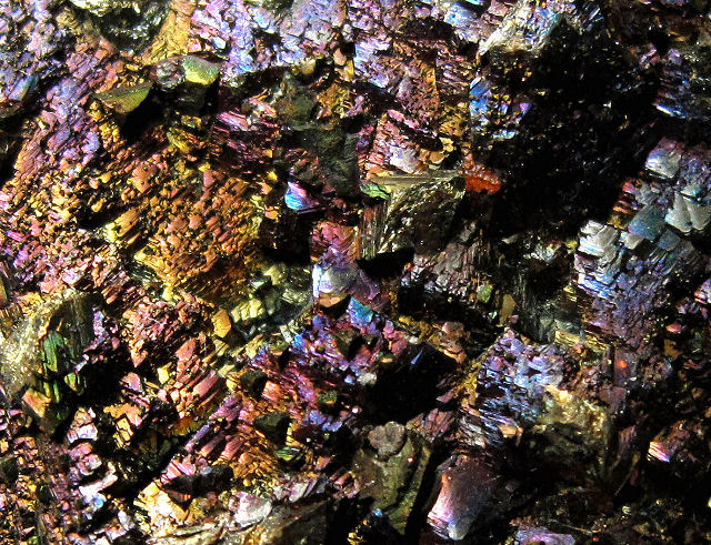 Sphalerite - Crystallized Mass With Iridescent Surface