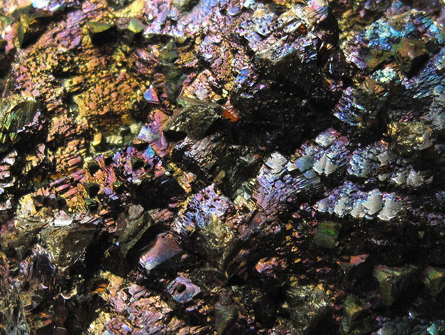 Sphalerite - Crystallized Mass With Iridescent Surface