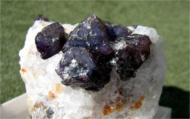 Spinel - Dark Purple Crystals - Morocco