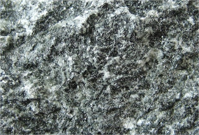 talc-soapstone-black and white speckled rock